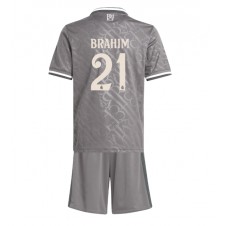 Real Madrid Brahim Diaz #21 Tredjedraktsett Barn 2024-25 Kortermet (+ korte bukser)